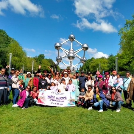 Atomium Brussel Belgia