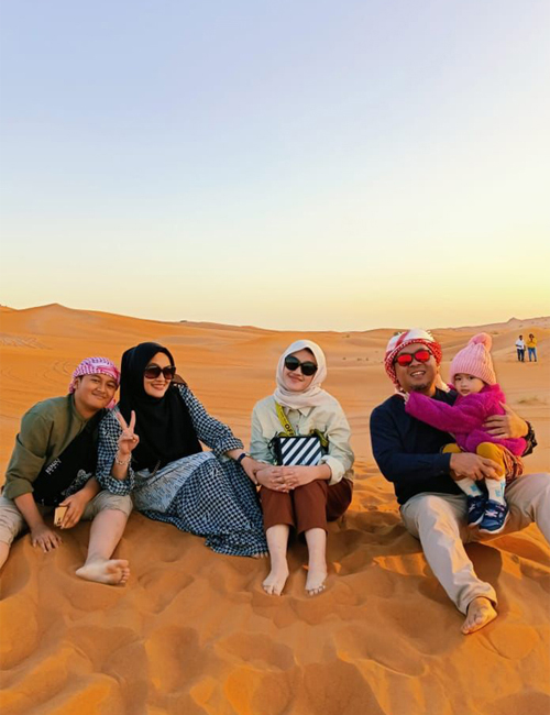 DUBAI ABUDHABI BONUS DESSERT SAFARI DAN MIRACLE GARDEN 6 HARI
