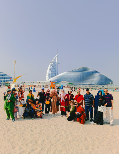 DUBAI ABUDHABI BONUS DESSERT SAFARI DAN MIRACLE GARDEN 6 HARI