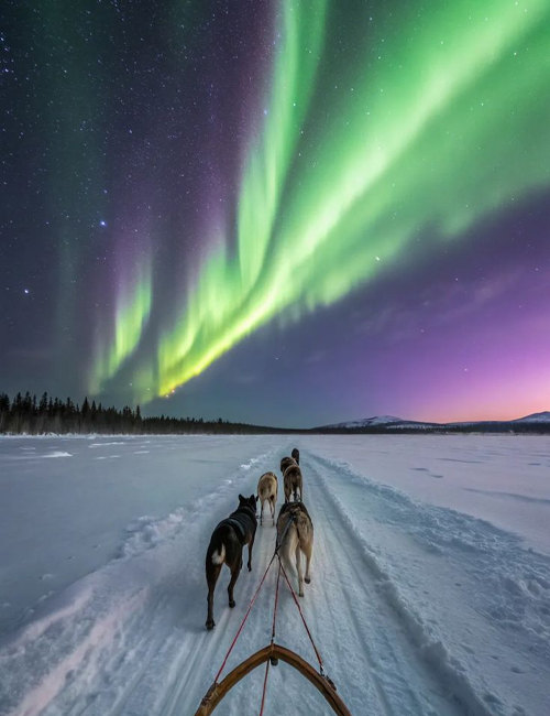 MUSLIM TOUR SCANDINAVIA FINLAND WITH IGLOO & AURORA HUNTING 11 HARI
