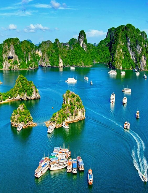MUSLIM TOUR VIETNAM + 1 MALAM HALONG BAY CRUISE 6 HARI