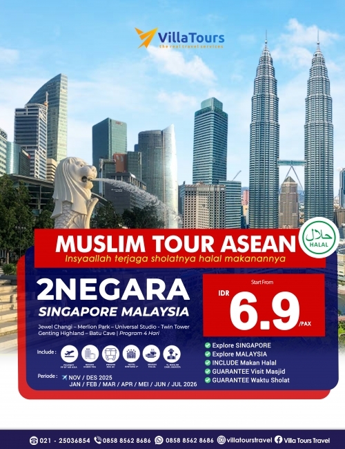 2 NEGARA SINGAPORE MALAYSIA SUPER PROMO 4 HARI