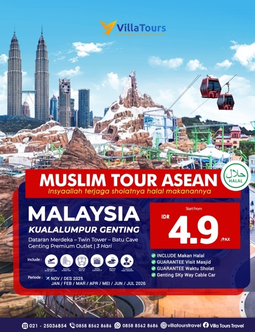 MALAYSIA KUALA LUMPUR GENTING HIGHLAND 3 HARI