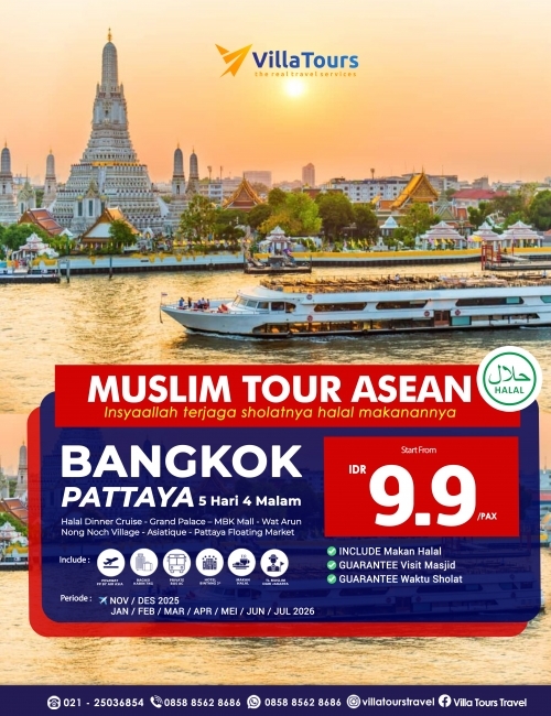 THAILAND BANGKOK PATTAYA AMAZING 5 HARI