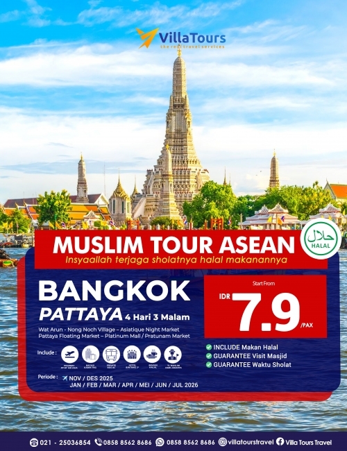 THAILAND BANGKOK PATTAYA SUPER PROMO 4 HARI